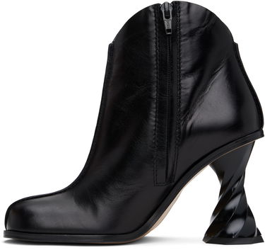 Oblečenie JW Anderson JW Anderson Twisted Heel Ankle Boots Čierna | ANW43211A, 2