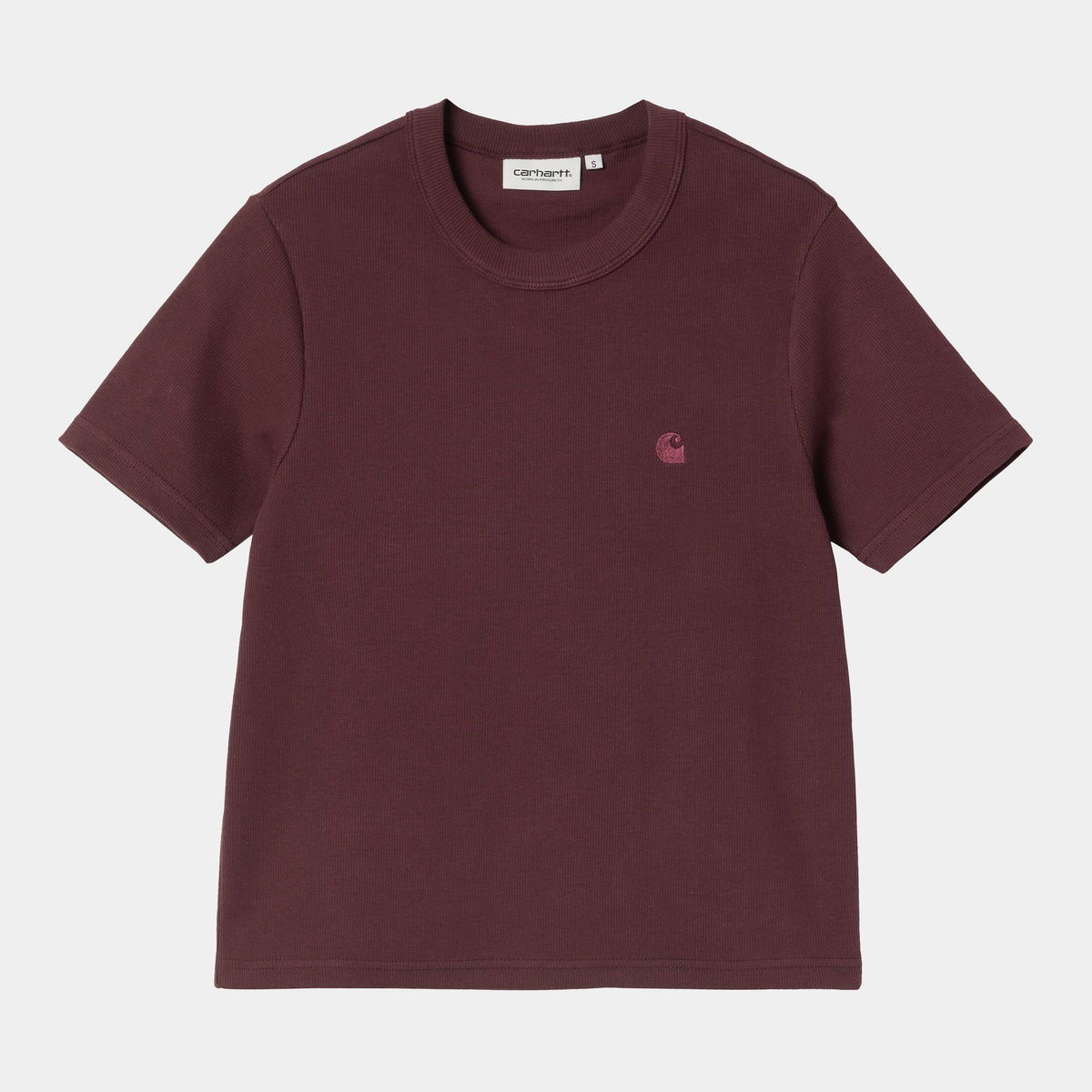 Tričko Carhartt WIP Philipa Short Sleeve T-Shirt Vínová | I035471_9, 0