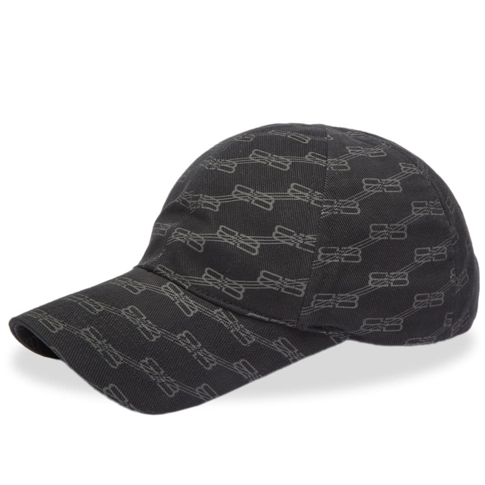 Šiltovka Balenciaga BB Monogram Logo Cap Čierna | 704104-410B2-1062, 0