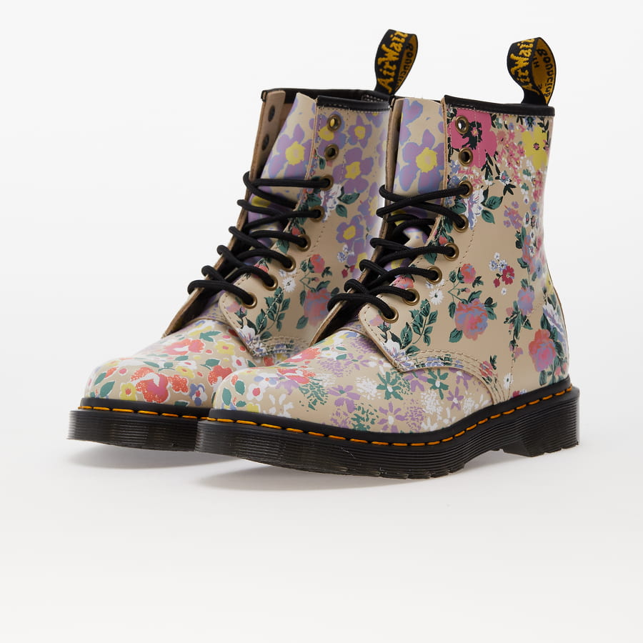 Tenisky a topánky Dr. Martens Eye Boot Floral Mash Up Backhand Béžová | DM30791292, 0