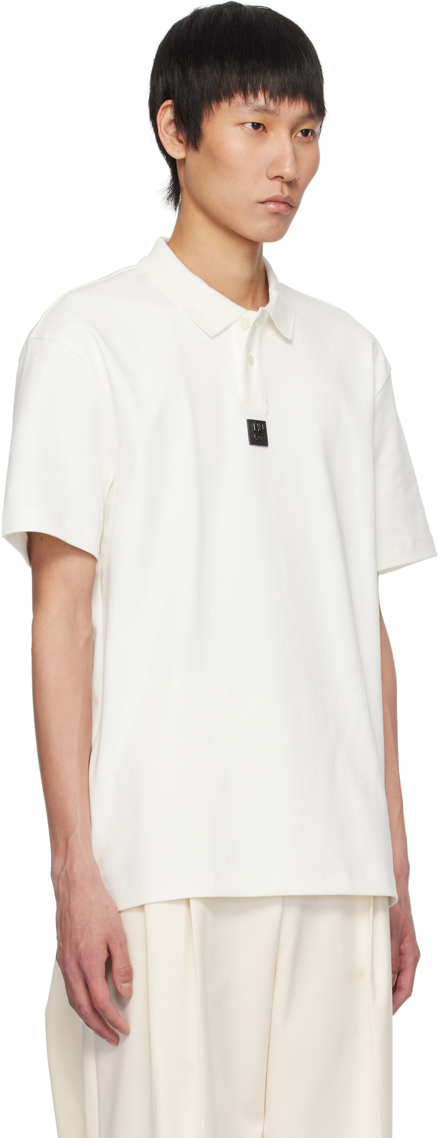 Polo tričko BOSS Men's Interlock Cotton Polo Shirt Šedá | 50517638, 1