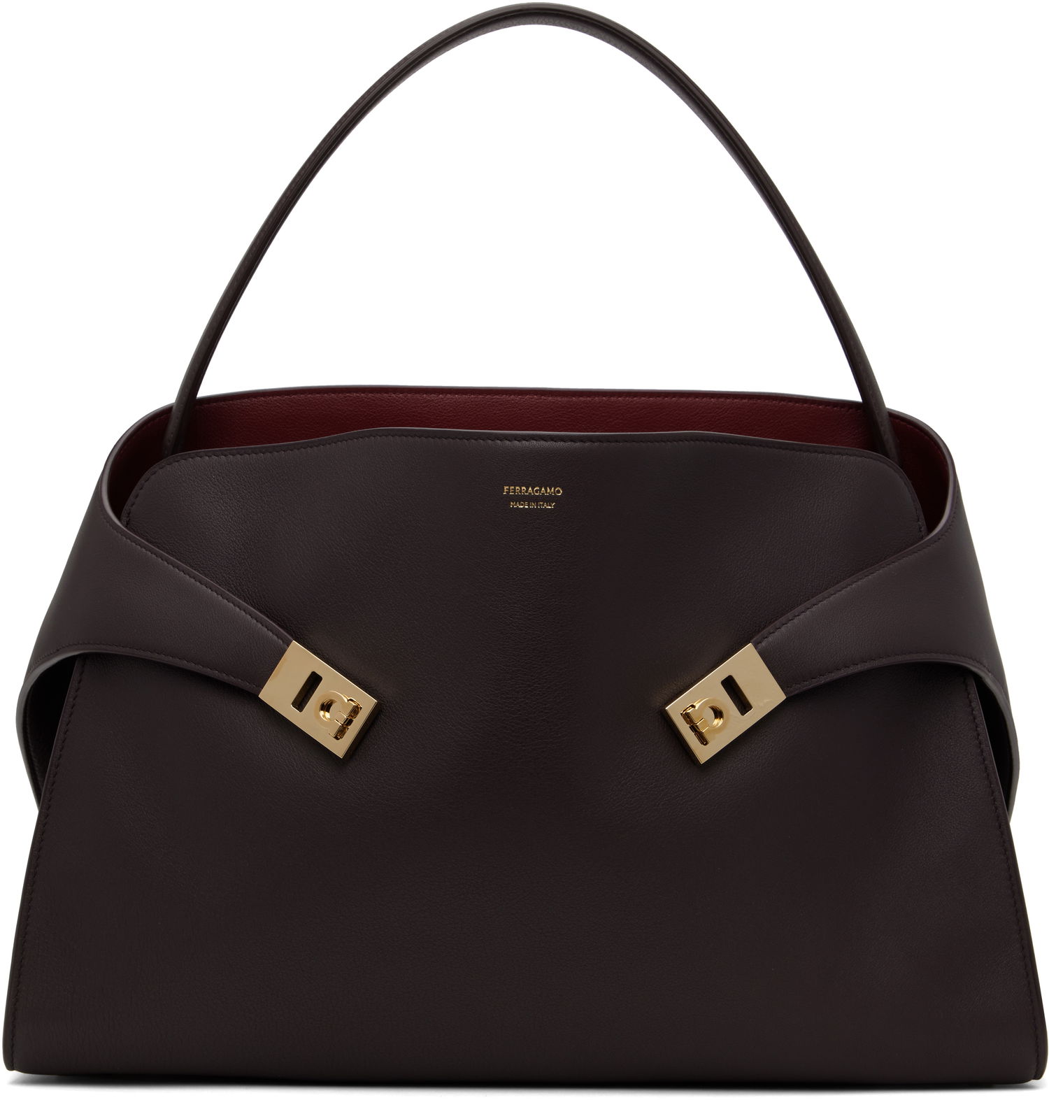 Kabelka FERRAGAMO Ferragamo Hug Soft L Shoulder Bag Fialová | 780519, 0