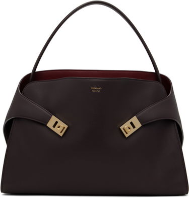 Kabelka FERRAGAMO Ferragamo Hug Soft L Shoulder Bag Fialová | 780519, 0