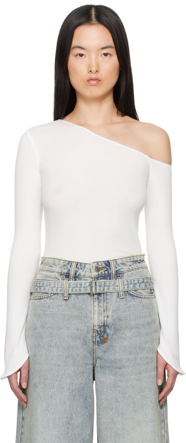 Body Ksubi Ksubi Blessings Love Sleeve Top Biela | WSP25FT015, 0