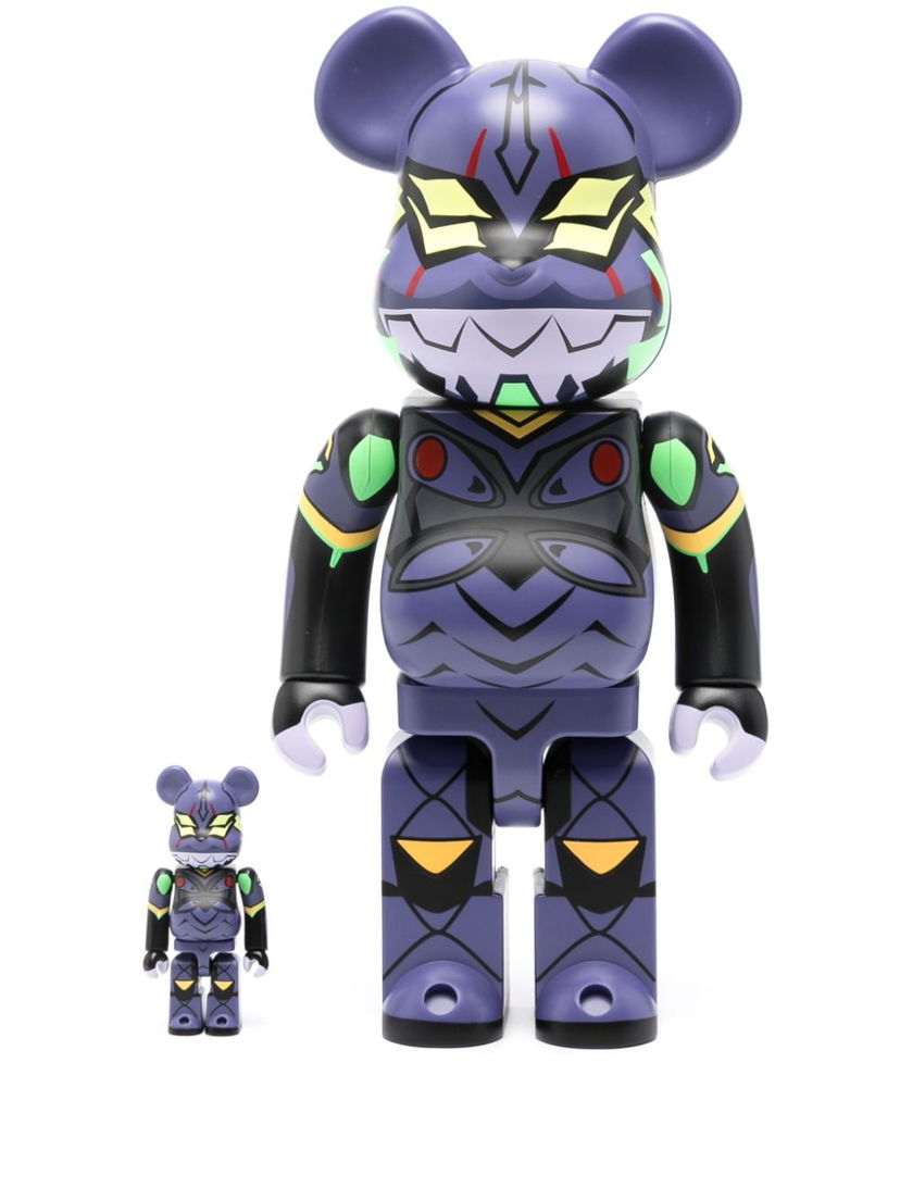 Zberateľské Medicom Toy Bearbrick NGE graphic-print toy - Purple Navy | EVA1340021029472