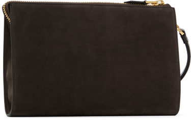 Kabelka Tom Ford Tom Ford Nubuck Flat Pouch Hnedá | H0500-LCL447G, 2