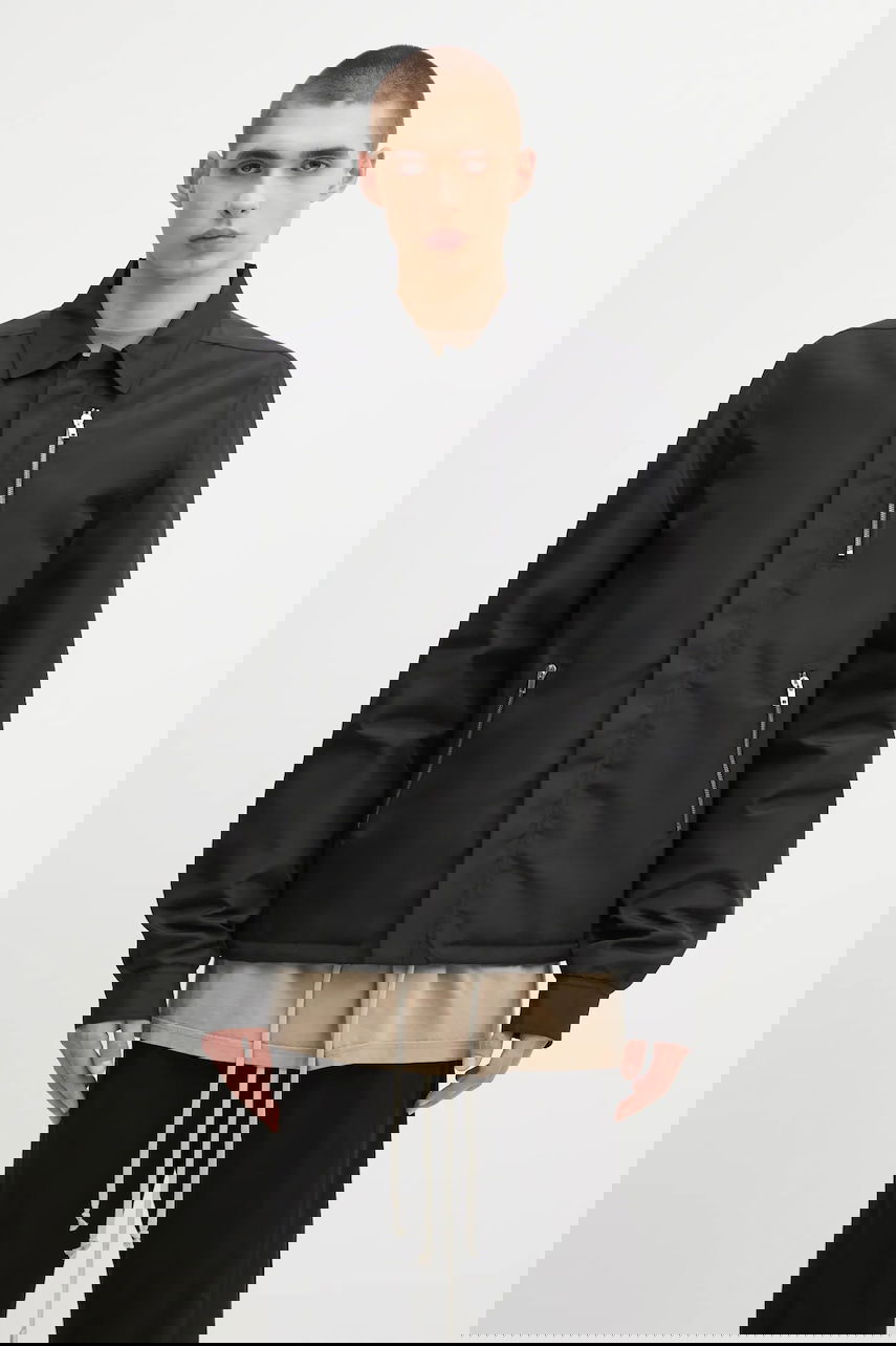 Bunda Rick Owens Rick Owens DRKSHDW Zipfront Jacket Čierna | DU02E7775.NCV, 0