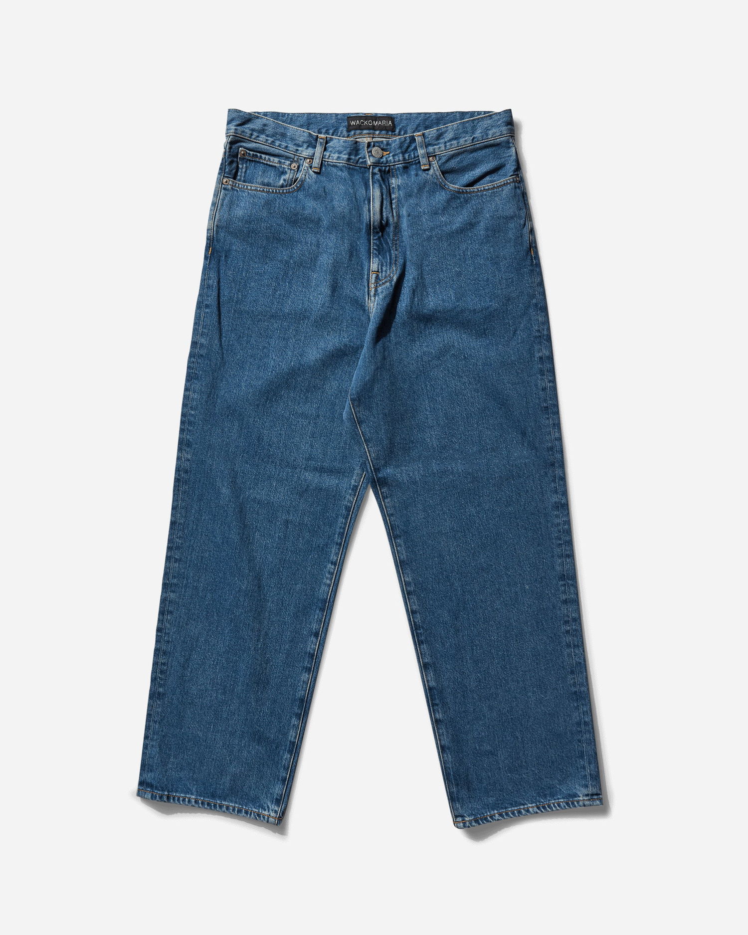 Džínsy WACKO MARIA Washed Denim Pants Modrá | 24FW-WMP-PT01 INDIGO, 0