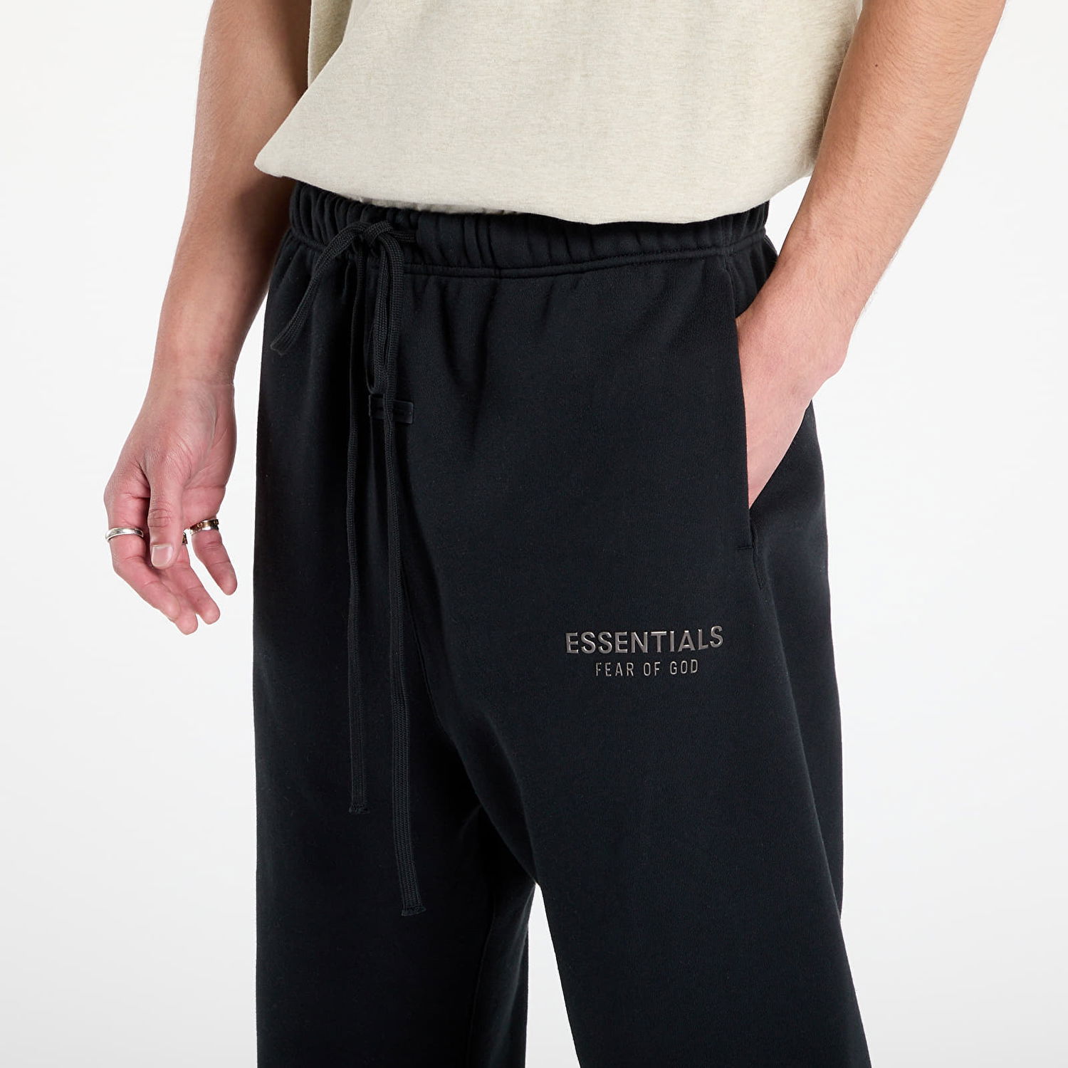 Tepláky Fear of God Fear of God Essentials Relaxed Fleece Sweatpants Čierna | 130SP258220F-861, 1