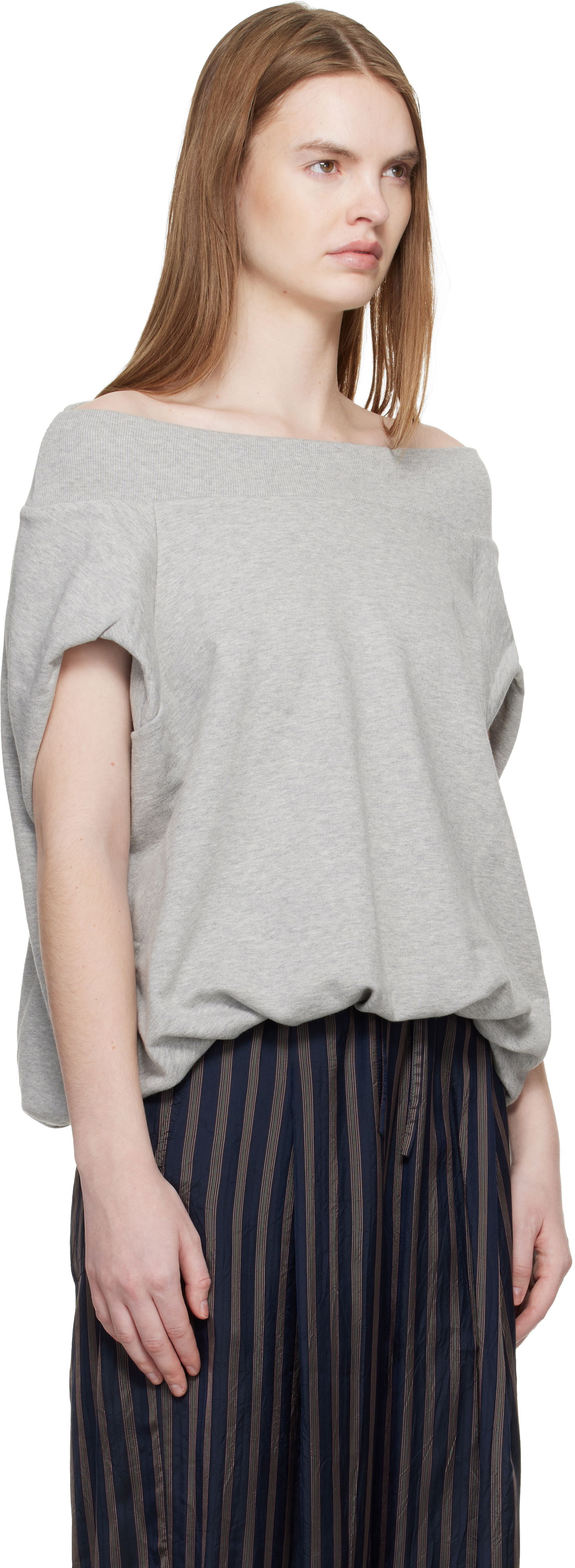 Mikina Dries Van Noten Cocoon Sweatshirt Šedá | 261-131110-3611, 1