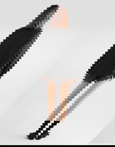 Košeľa Dolce & Gabbana Poplin Long Sleeve Shirt with Floral Print Tie-Neck Scarf Čierna | F5U13TFURMON0000, 2