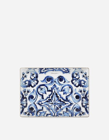 Home decor Dolce & Gabbana Dolce & Gabbana Porcelain Trinket Dish with Baroque Scroll Pattern Rôznofarebný | TCC199TCAMTUB004, 2