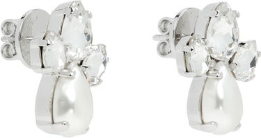 Náušnice Simone Rocha Simone Rocha Victorian Faux-Pearl & Crystal Floret Stud Earrings Biela | ERG536 0906, 4