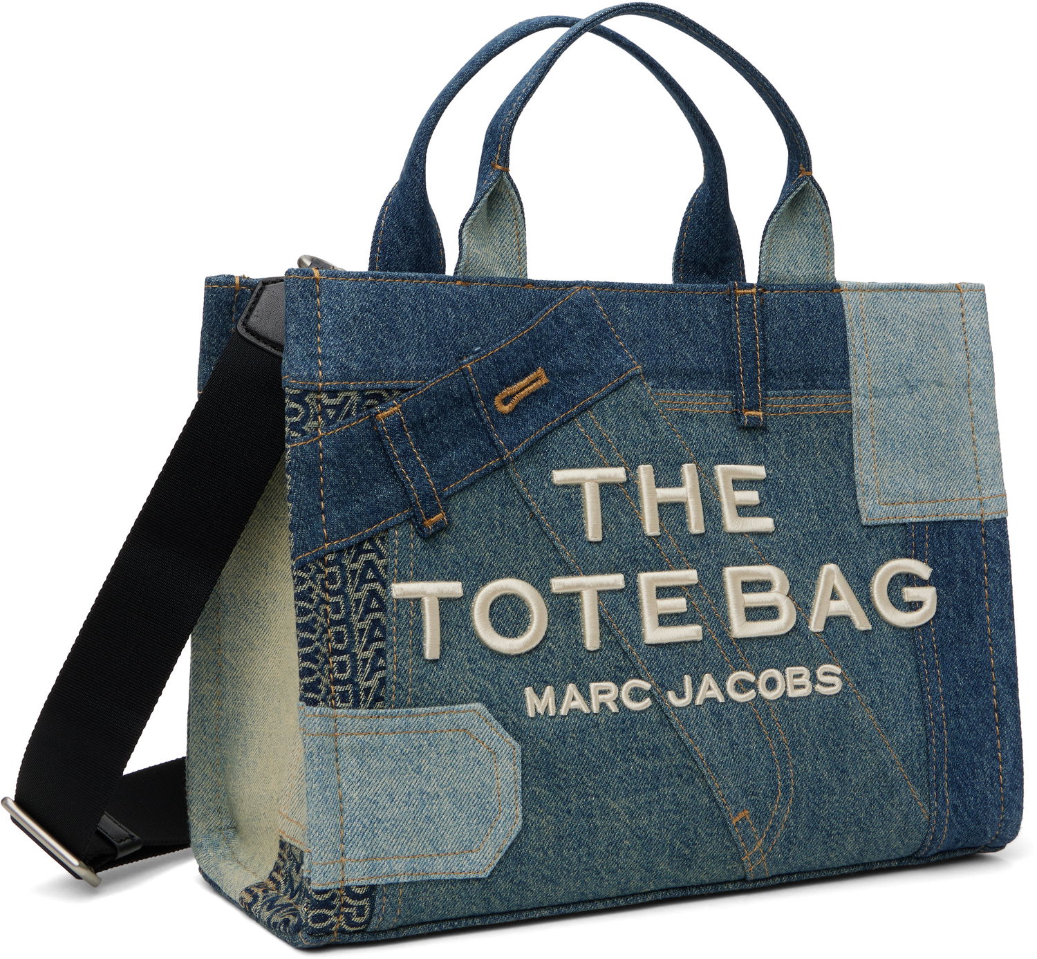 Tote bag Marc Jacobs Marc Jacobs 'The Deconstructed Denim' Medium Tote Bag Modrá | 2S5HTT031H03, 1