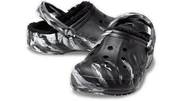 Tenisky a topánky Crocs Baya Lined Marbled Clogs Čierna | 208333-0C4, 1