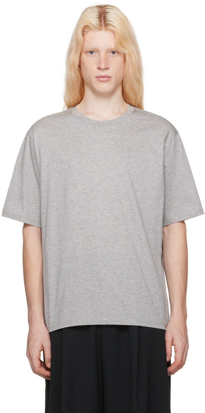 Tričko Studio Nicholson Studio Nicholson Bric T-Shirt Šedá | BRIC SNM-911, 0