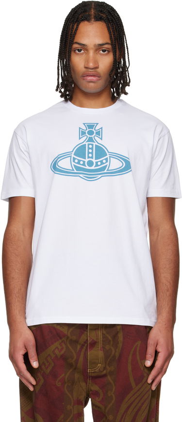 Tričko Vivienne Westwood Paris Orb Classic T-shirt Biela | 3G010049-J001M-, 0