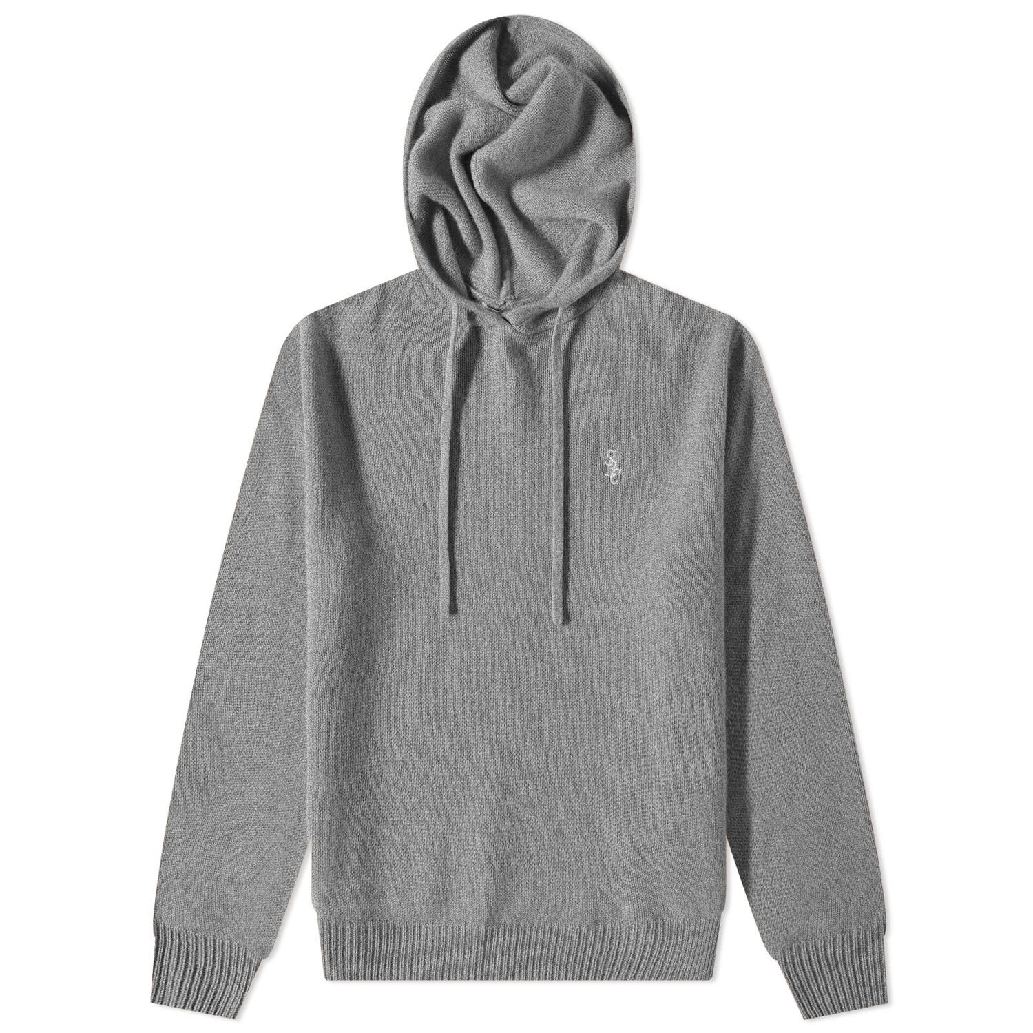 Mikina Sporty & Rich Iman Cashmere Hoody Šedá | HO731GY, 0