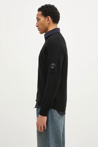 Sveter C.P. Company Re-Wool Knit Cardigan Čierna | 17CMKN253A006595A, 1