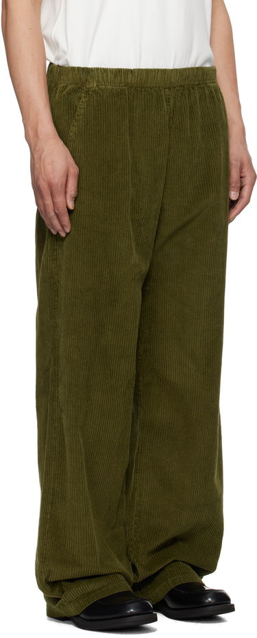 Nohavice LES TIEN Les Tien Heavyweight Utility Puddle Sweatpants Zelené | WC-3089-SW, 1