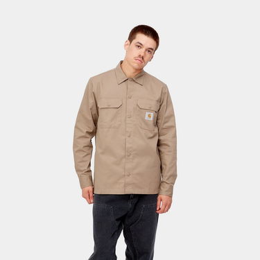 Košeľa Carhartt WIP L/S Master Shirt "Leather" Béžová | I027579_8Y_XX, 3