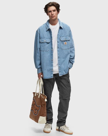 Bunda Carhartt WIP Harvey Shirt Jacket Modrá | I033346-01.0E, 1