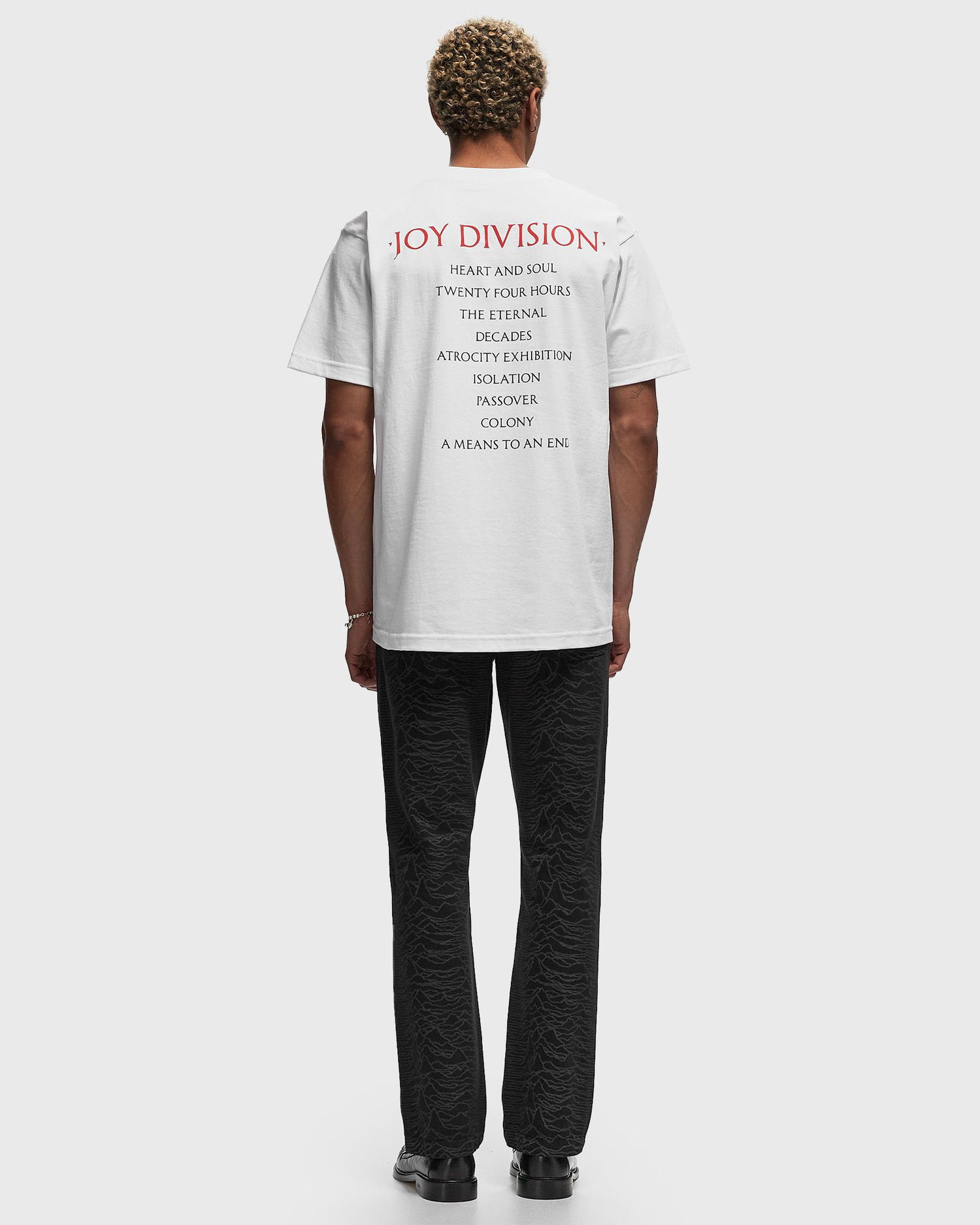 Tričko Pleasures X Joy Division HANDS TEE Biela | P24JD015-WHITE, 1