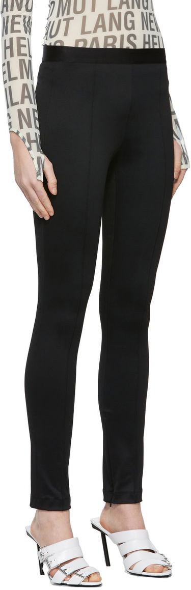 Legíny Helmut Lang Helmut Lang Double Needle Rib Leggings Čierna | J06HW202, 1