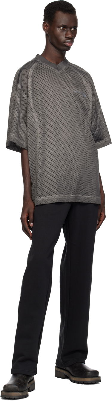 Dres Alexander Wang Alexander Wang Mesh Short Sleeve T-Shirt Šedá | UCC1251733, 3