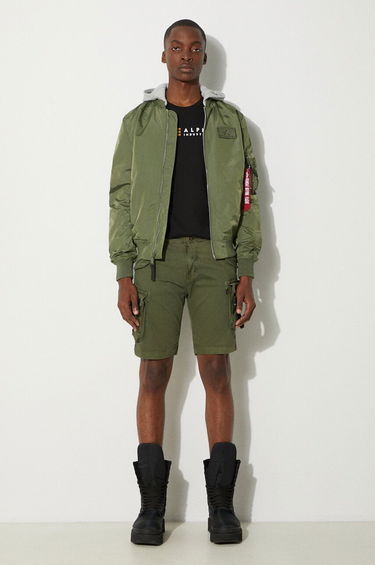 Šortky Alpha Industries Special OPS Short Shorts Zelené | 106254.142, 1