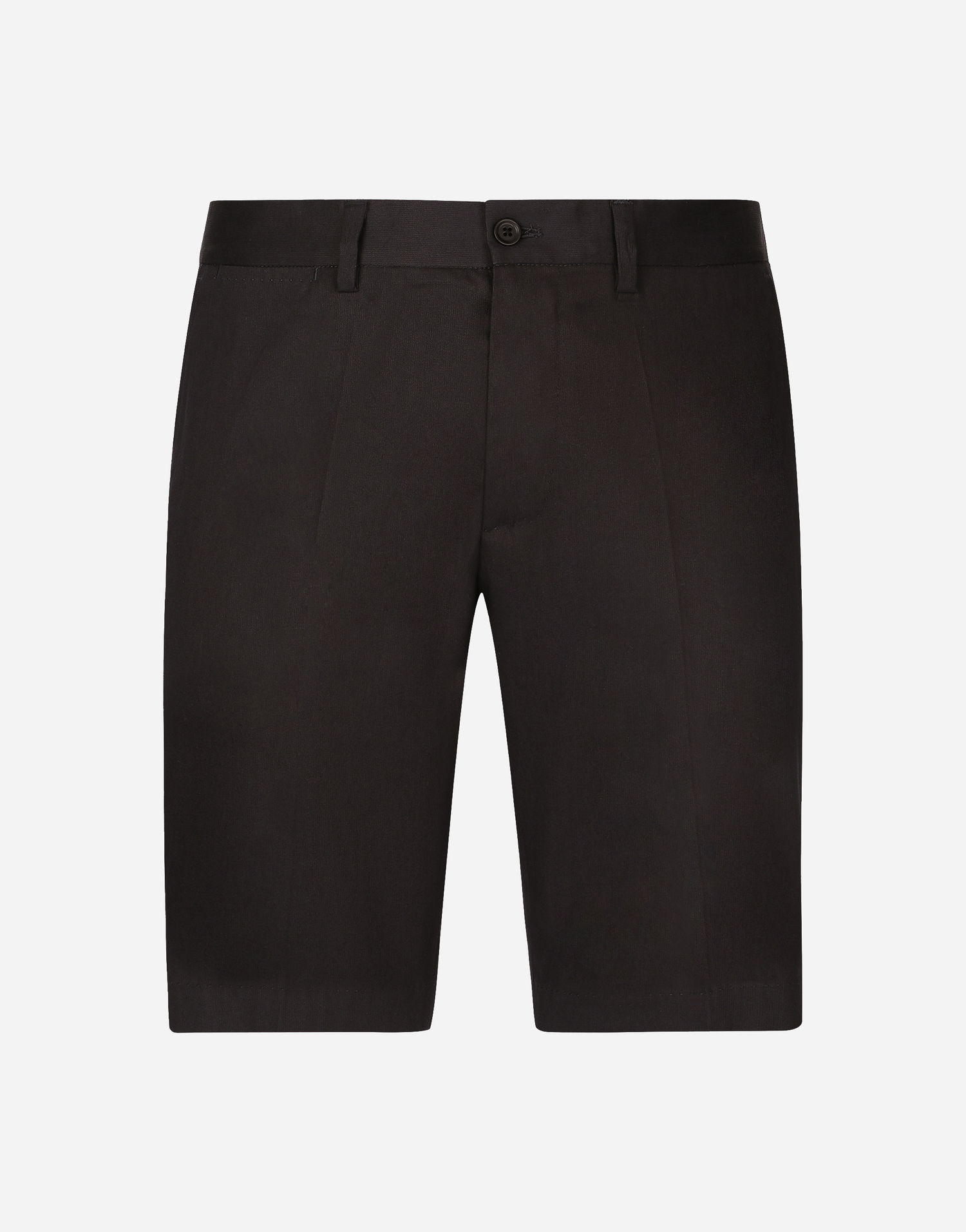 Šortky Dolce & Gabbana Men's Solid Black Casual Shorts Čierna | GY6GMTFUFHVB0665, 0