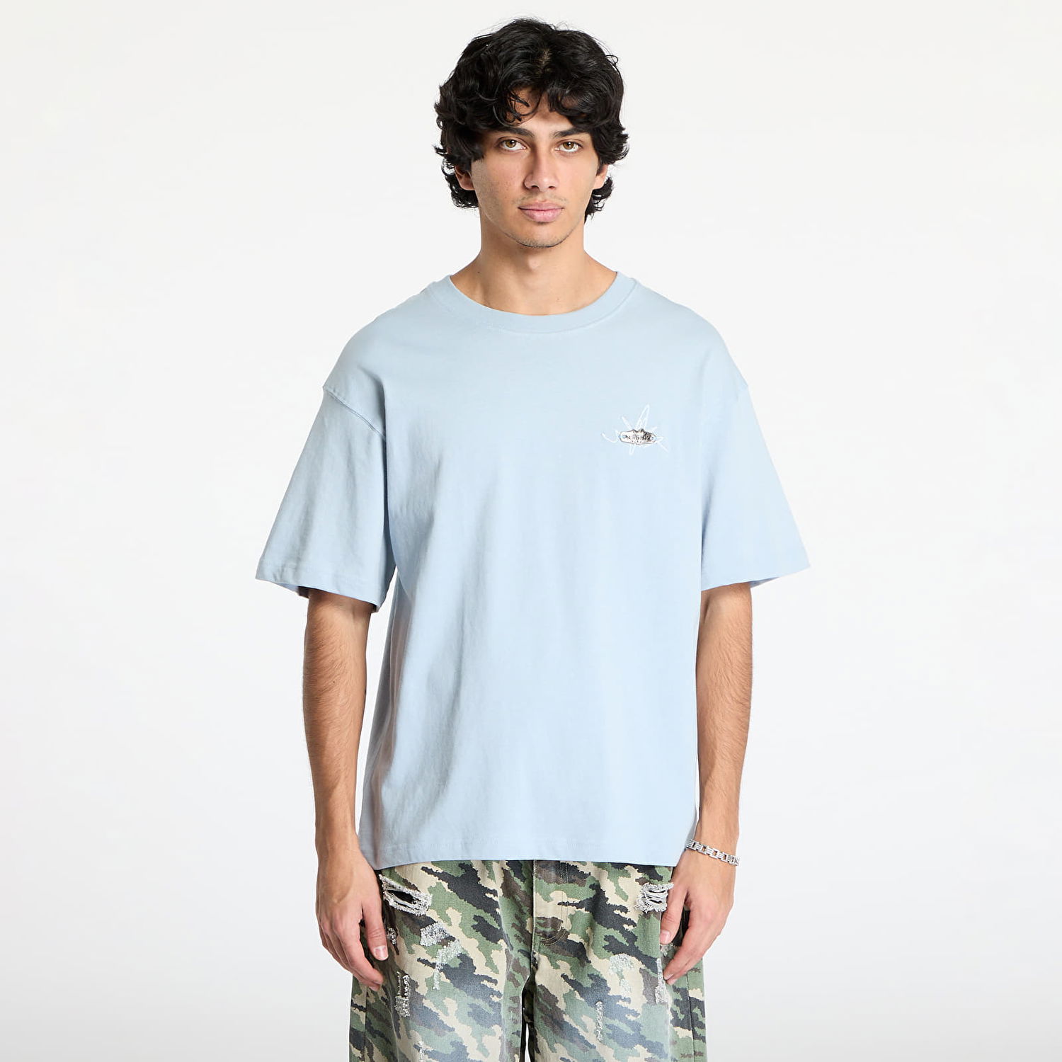 Tričko Footshop FTSHP Everyday Cloud Blue Everyday T-Shirt Modrá | FTSHP_448, 0