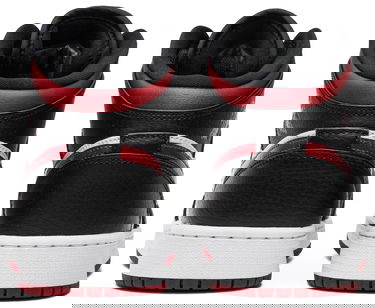 Tenisky a topánky Jordan Air Jordan 1 Mid "Noble Red" GS Čierna | 554725-066, 3