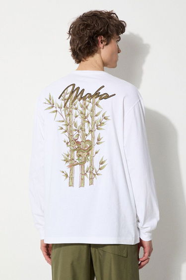 Tričko Maharishi Maharishi Dragon Bamboo Long Sleeve T-Shirt Biela | 5080.WHITE, 2