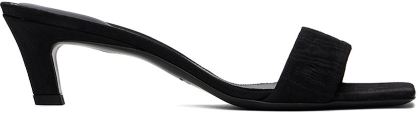 Starostlivosť o obuv TOTEME TOTEME 'The Mule' Heeled Sandals Čierna | 243-WAS0154-FB0232