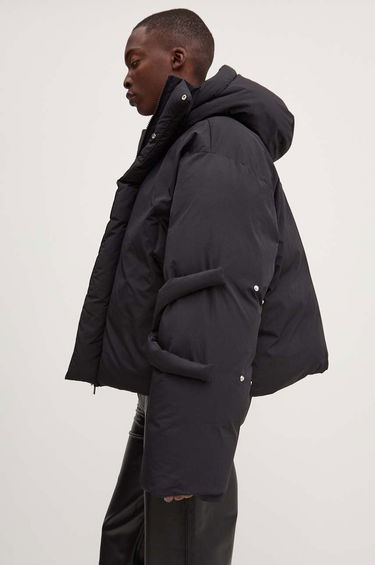 Prešívaná bunda HELIOT EMIL Black Puffer Jacket Čierna | PREAW24.M.02.131.BLK01, 3