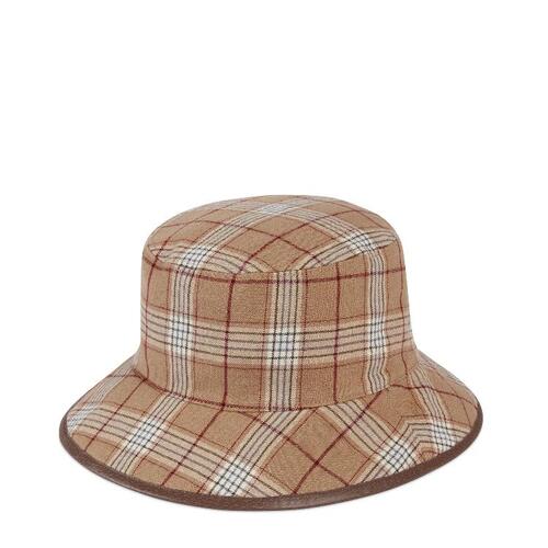Klobúk Gucci GG Supreme Reversible Bucket Hat Bucket Hat Beige Brown Béžová | 700851 4HAOT 9779