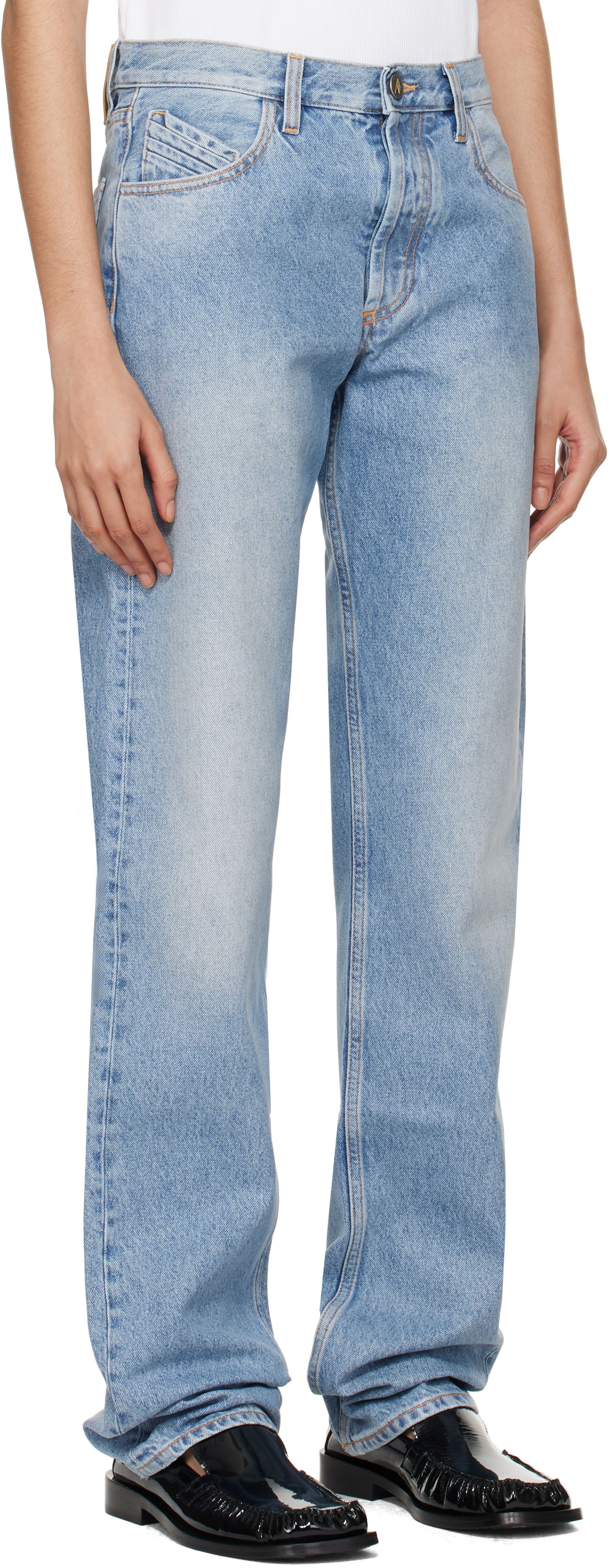 Džínsy The Attico The Attico Long Jeans Modrá | 250WCP00073 DDD085SS, 1