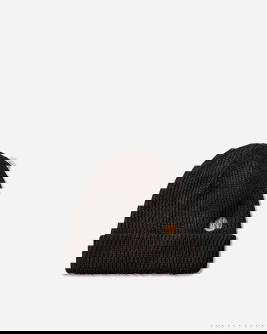 Kulicha WTAPS FLP Ribbed Beanie with Logo Patch Čierna | 252MADT-HT04 BLACK, 0