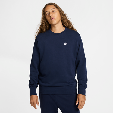 Mikina Nike Nike Club Fleece Crewneck Sweatshirt Navy | FN3888-451, 1