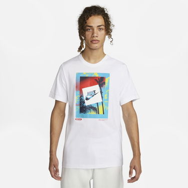 Tričko Nike Sportswear T-Shirt with Palm Graphic Biela | DR8071-100, 0