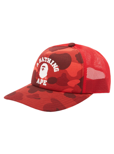 Šiltovka BAPE Colour Camo College Mesh Cap Červená | 001CPJ301011M-RED