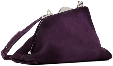 Kabelka The Attico The Attico Day Off Suede Shoulder Bag Fialová | 247WAH49 L108, 2
