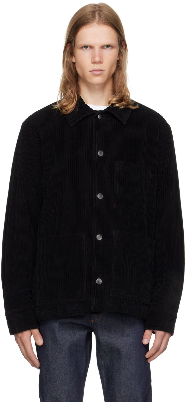 Bunda A.P.C. Black Emile Jacket Čierna | COEZQ-H02713