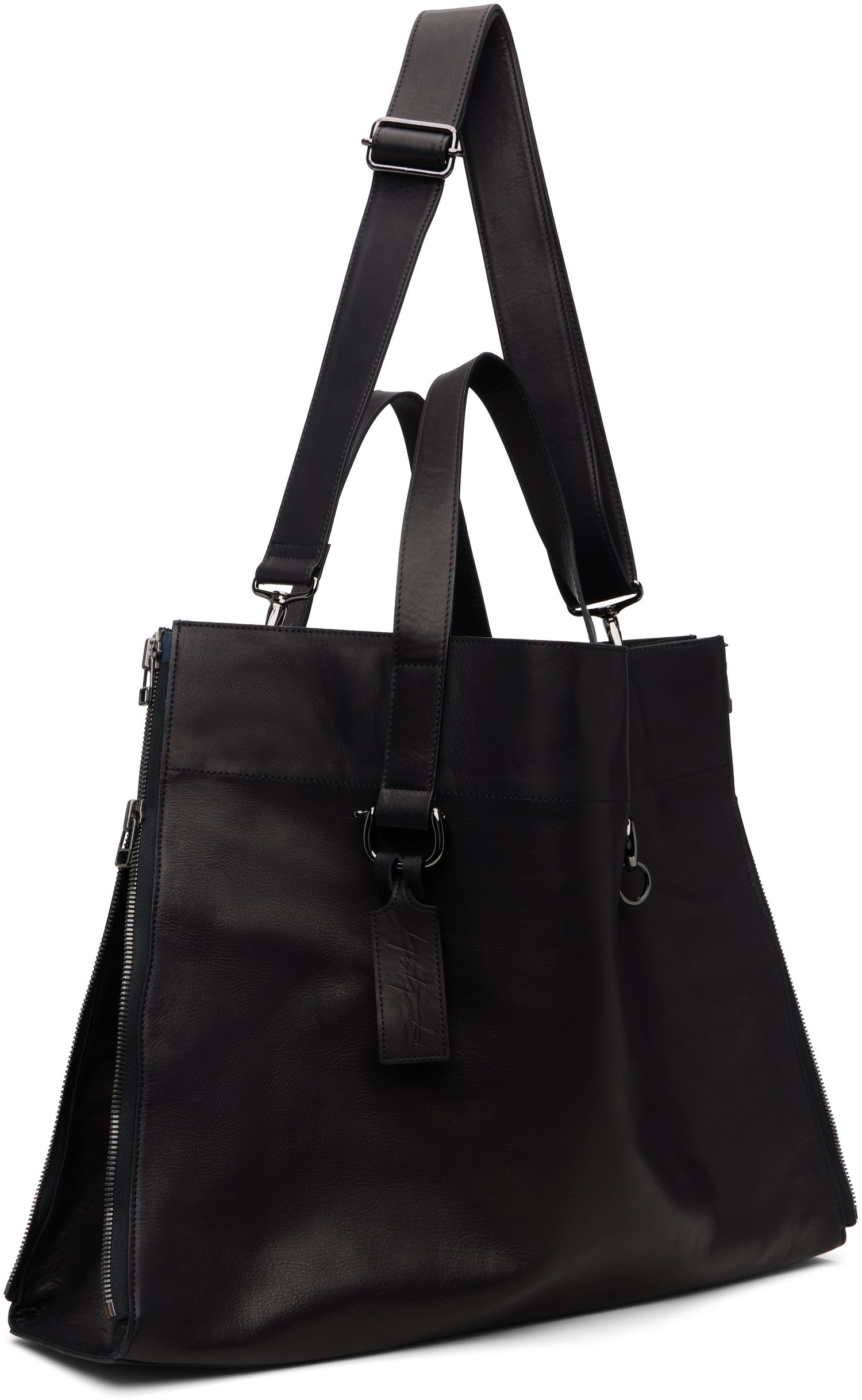 Tote bag Yohji Yamamoto YOHJI YAMAMOTO Zipper LL Tote Čierna | DM-I01-784, 1