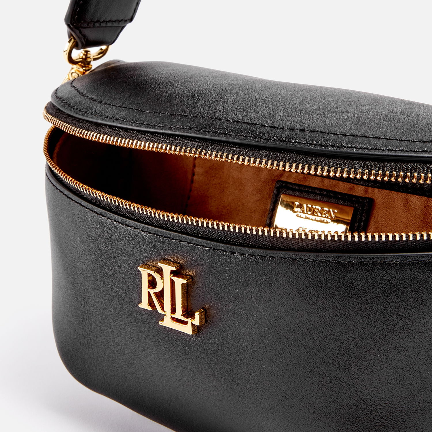 Ľadvinka Polo by Ralph Lauren Leather Belt Bag Čierna | 431934832003, 0