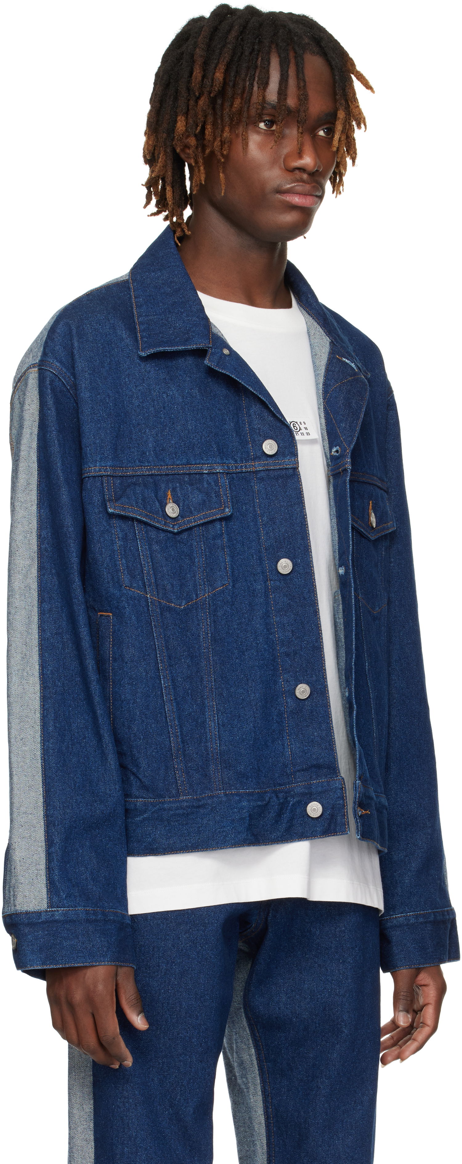 Bunda Maison Margiela MM6 Maison Margiela Sports Denim Jacket Modrá | SH0AM0038 M30018, 1