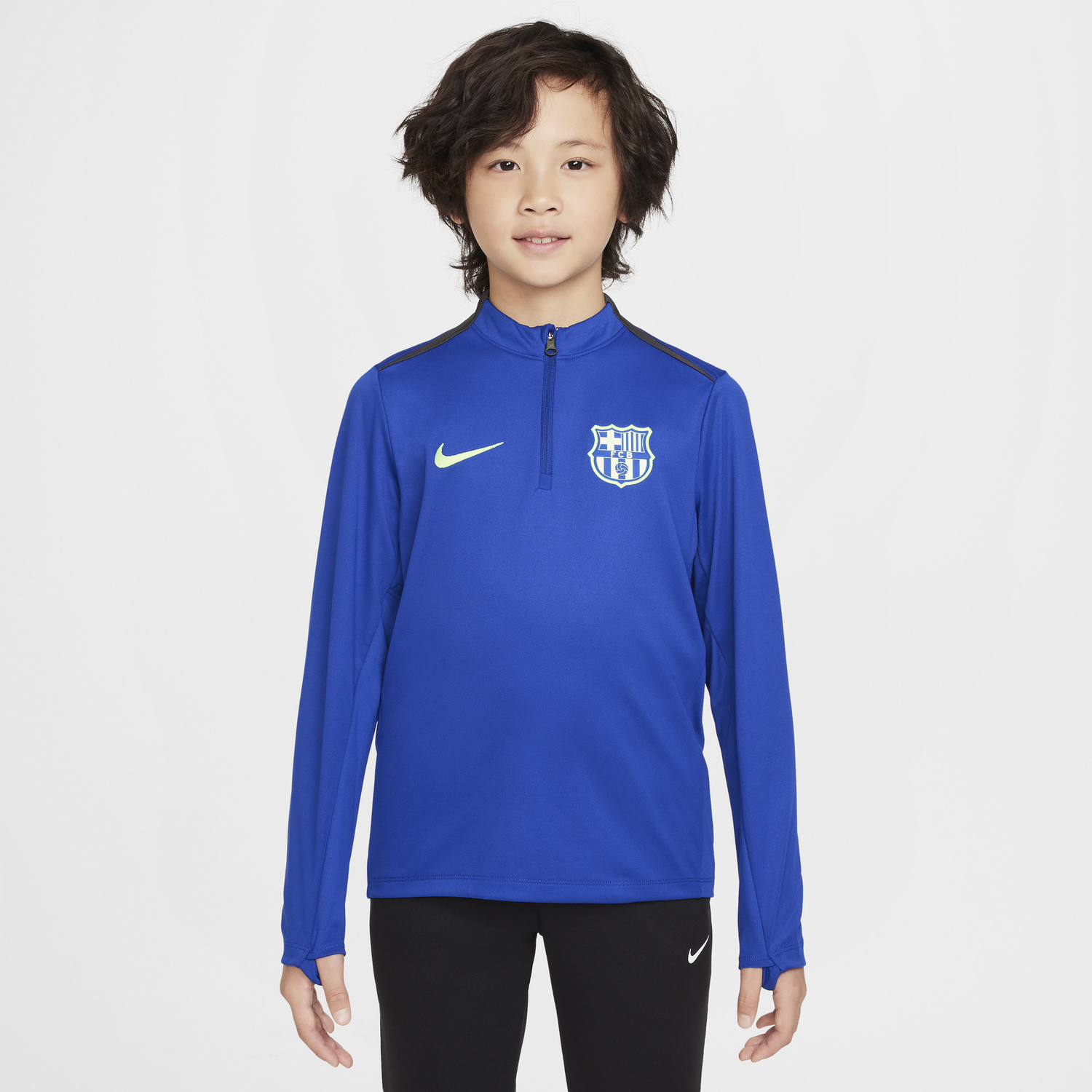 Mikina Nike FC Barcelona Academy Pro Dri-FIT Training Top Modrá | FQ2756-417, 1