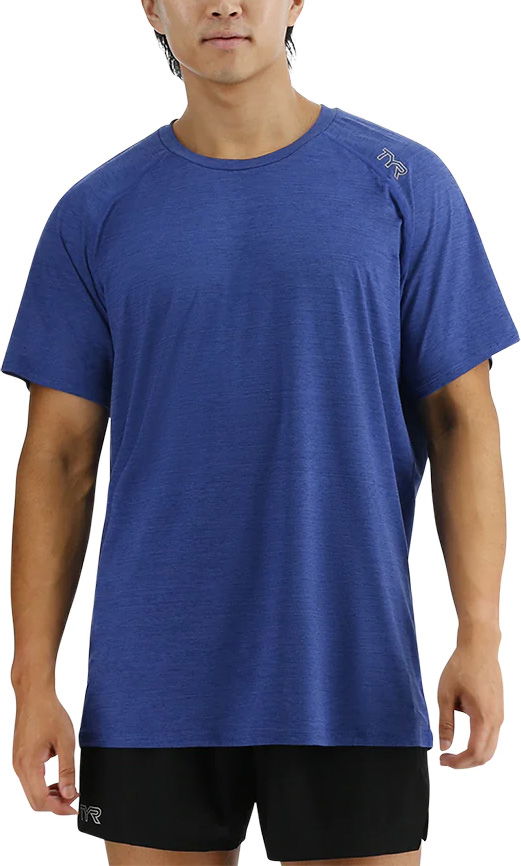 Tričko TYR RAGLAN Short Sleeve T-Shirt Modrá | mptrso3a-981, 0