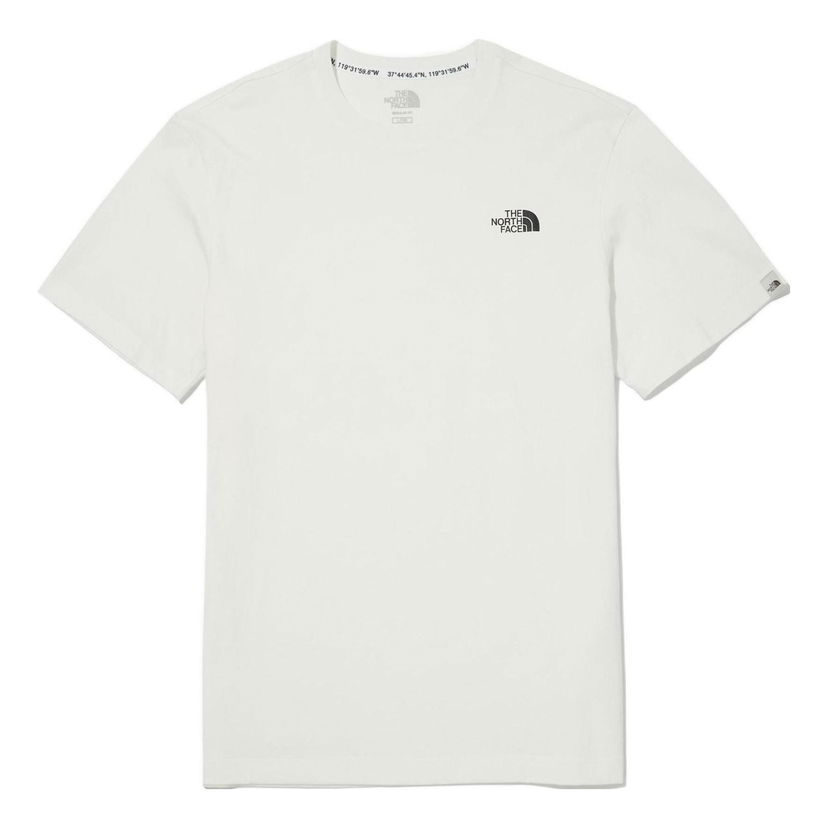 Tričko The North Face Coordinates Print T-Shirt Biela | NT7UN15K